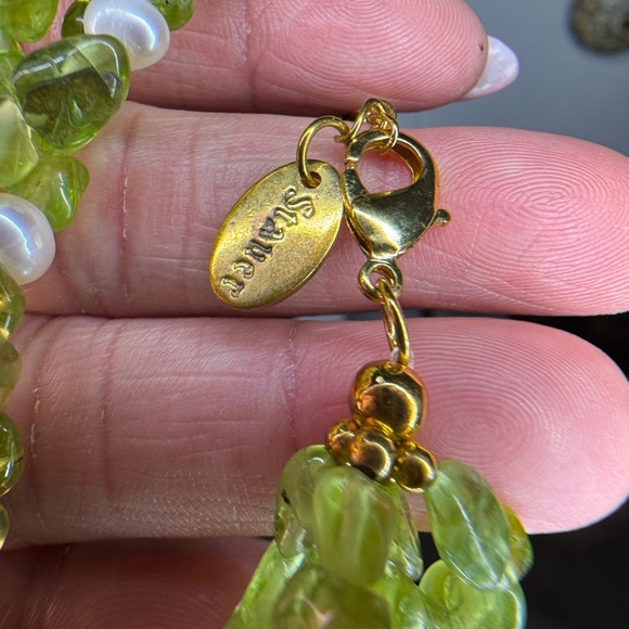 Stauer vintage preowned stone necklace with bracelet - Picture 6 of 15